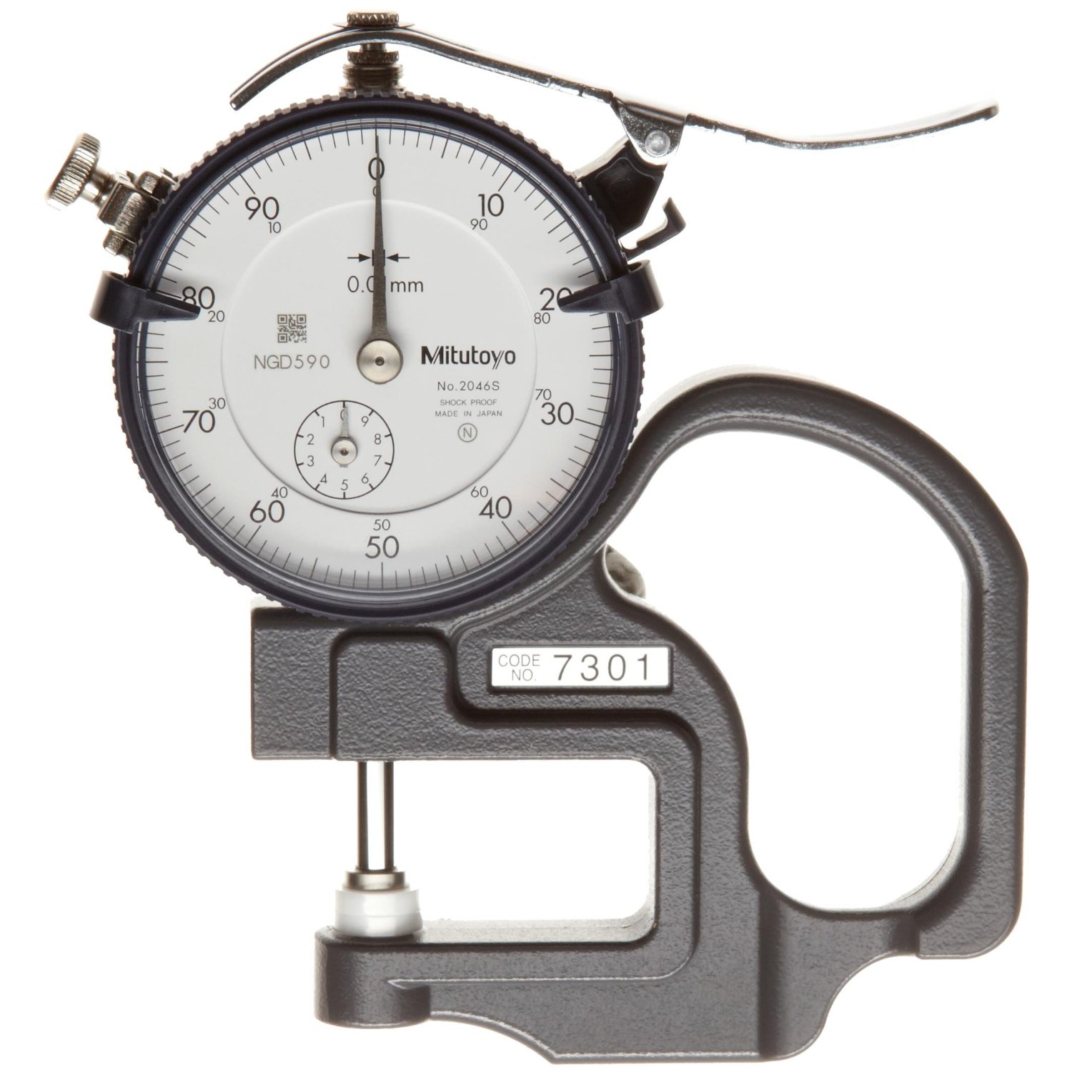 Mitutoyo 7301 Dial Thickness Gage 10MM/0.01 - Click Image to Close